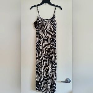 Spaghetti strap button-down dress